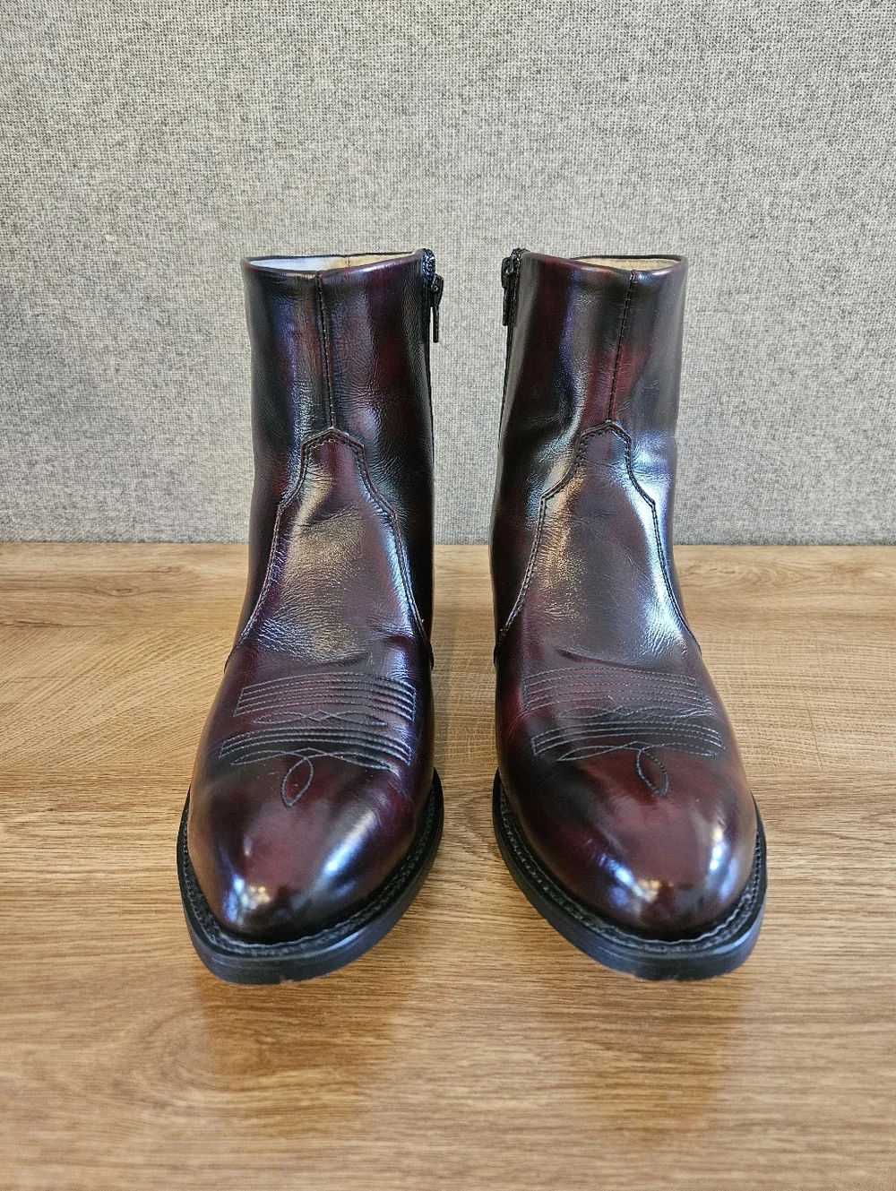 Durango DB955 Leather Black Cherry Western Boot Men Size 10.5 D - Picture 2 of 9